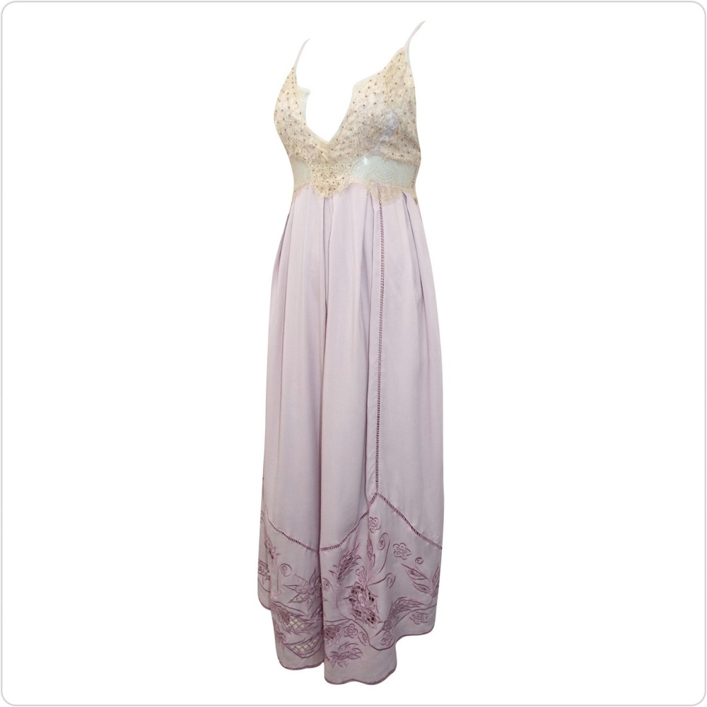 NEW! FREE PEOPLE light lavender jumpsuit - Picture 3 of 9